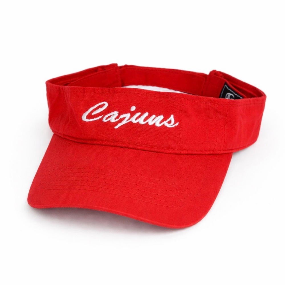Ragin Cajuns Red Visor